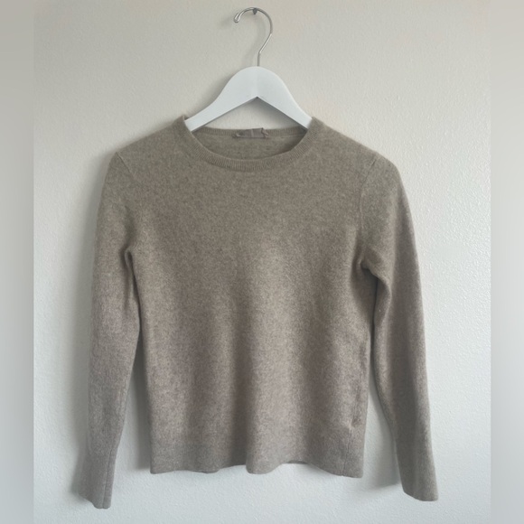 Everlane 100% Cashmire Crewneck Sweater - Beige/Tan - Large - Picture 6 of 9